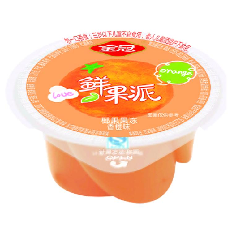金冠5kg鲜果派果冻40g(椰果香橙)