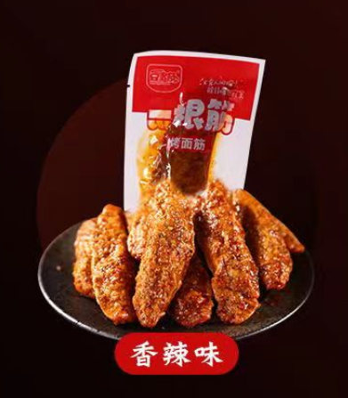 豆多奇2.5kg一根筋烤面筋香辣（2.5kg*2）