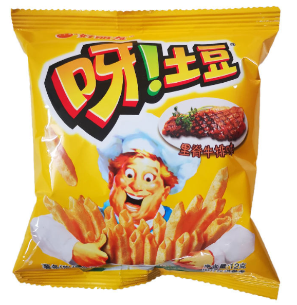好丽友12g*10呀土豆里脊牛排味(1*12袋）