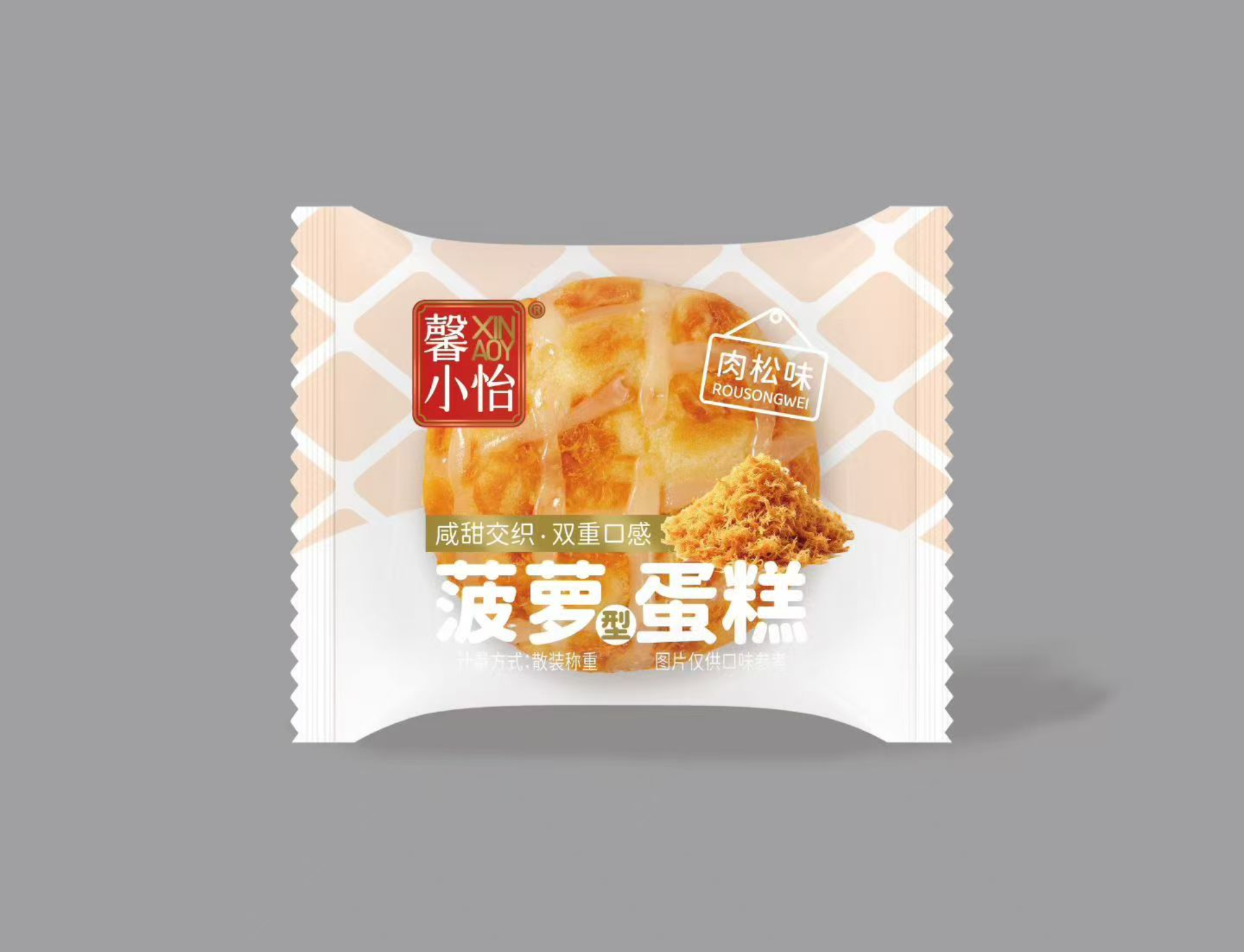 馨小怡2.5kg菠萝型蛋糕（肉松味）